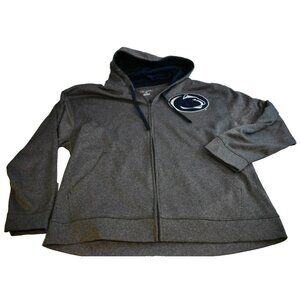 Penn State Womens Zip Up Hoodie Size 2XL Grey Champion Nittany Lions
